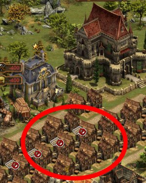 Жилые строения в Forge of Empires